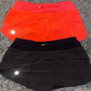 Lululemon Size 4, 2.5 inseam Speed Up Shorts